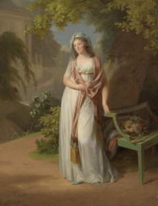 Portrait of Luise von Anhalt-Dessau (1750-1811) by Johann Friedrich August Tischbein